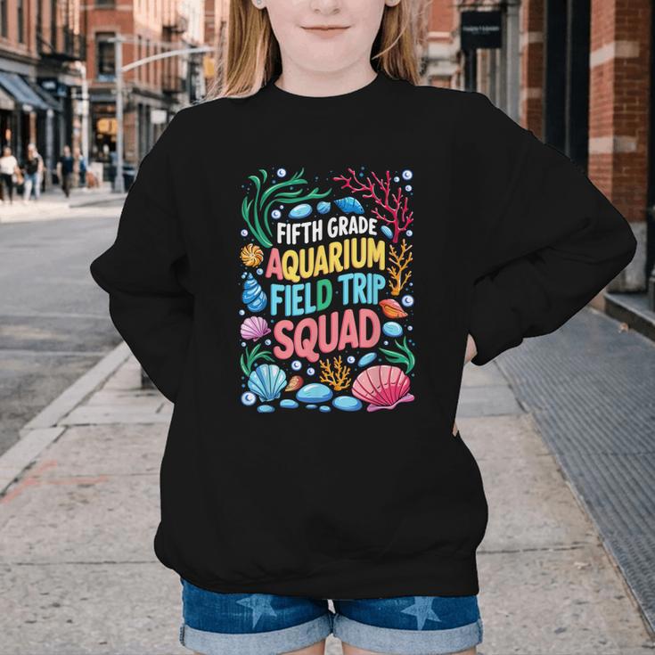 Fifth Grade Aquarium Trip Squad Matching Back To School Youth Crewneck Sweatshirt Fifth Grade Aquarium Trip Squad Matching Back To School Youth Crewneck Sweatshirt
