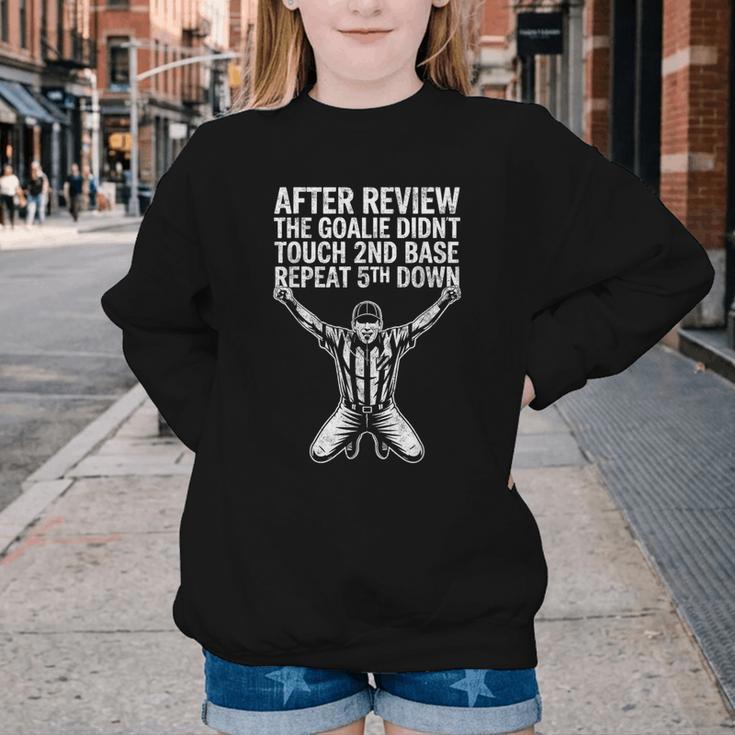 Football Baseball Soccer Referee Joke Tee Football Fan Youth Crewneck Sweatshirt Football Baseball Soccer Referee Joke Tee Football Fan Youth Crewneck Sweatshirt