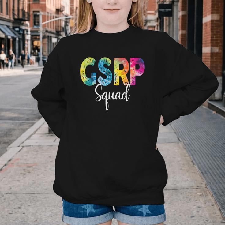 GSRP Squad Tie Dye Back To School Women Appreciation Youth Crewneck Sweatshirt GSRP Squad Tie Dye Back To School Women Appreciation Youth Crewneck Sweatshirt