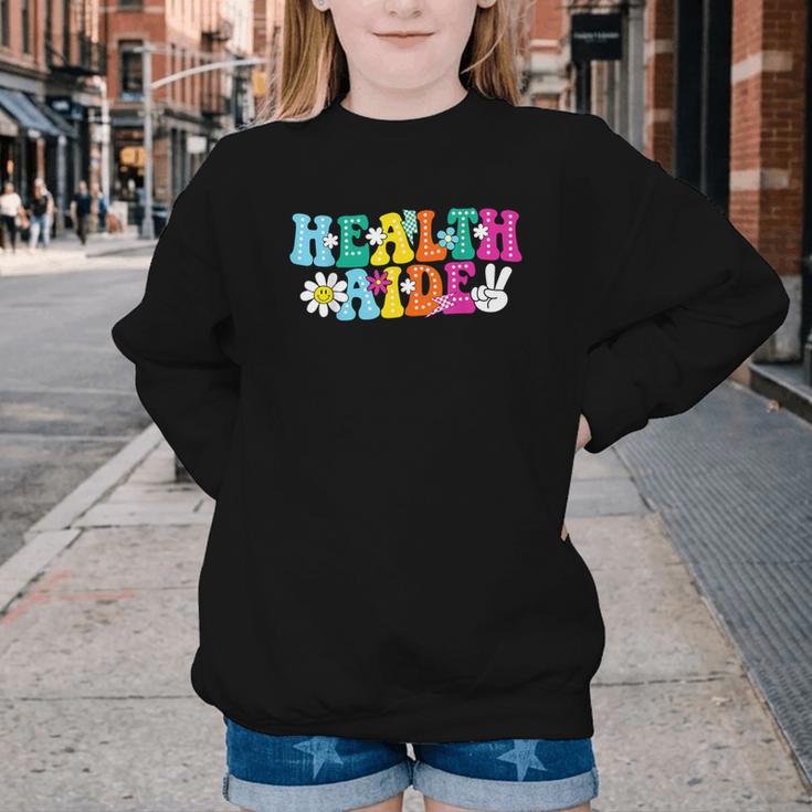 Health Aide Squad Admin Squad Back To School Youth Crewneck Sweatshirt