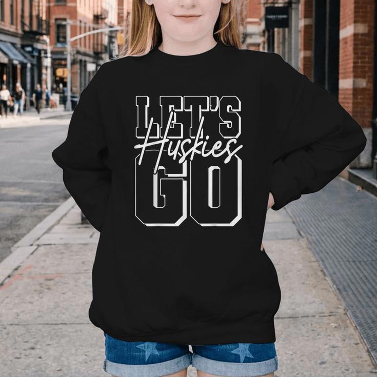 Huskies Back To School Spirit Youth Crewneck Sweatshirt Huskies Back To School Spirit Youth Crewneck Sweatshirt