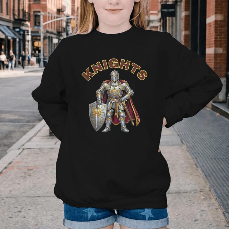 Knights Back To School Spirit Youth Crewneck Sweatshirt