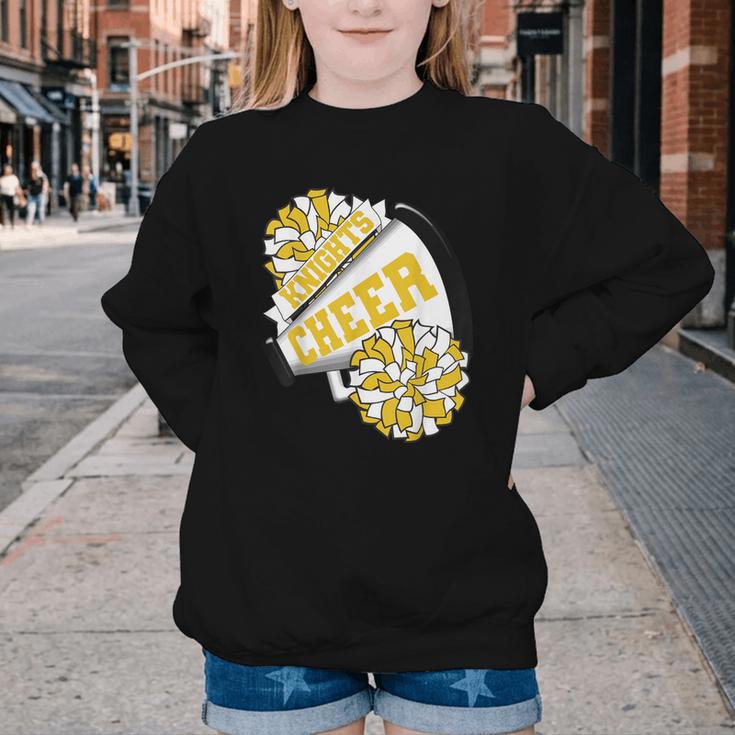 Knights Cheer Back To School Cheerleading Spirit GY Youth Crewneck Sweatshirt