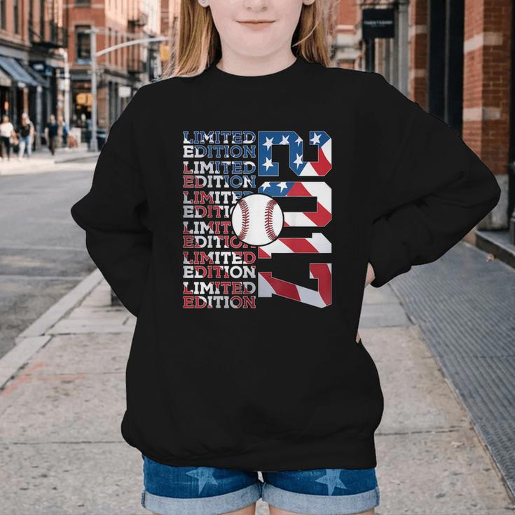 Limited Edition 2017 Baseball 9TH Birthday Youth Crewneck Sweatshirt Limited Edition 2017 Baseball 9TH Birthday Youth Crewneck Sweatshirt