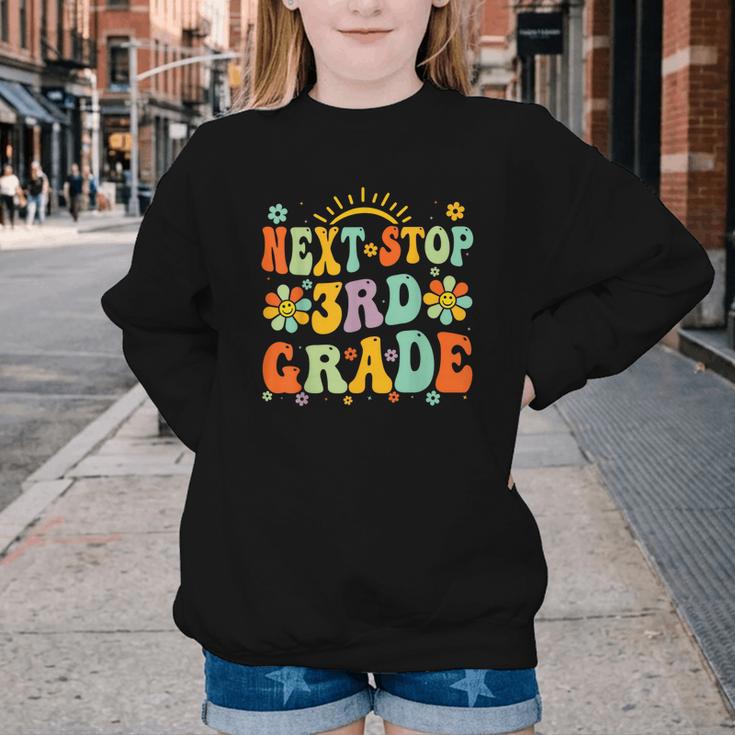 Next Stop 3rd Grade Graduation To Third Grade Back To School Youth Crewneck Sweatshirt Next Stop 3rd Grade Graduation To Third Grade Back To School Youth Crewneck Sweatshirt