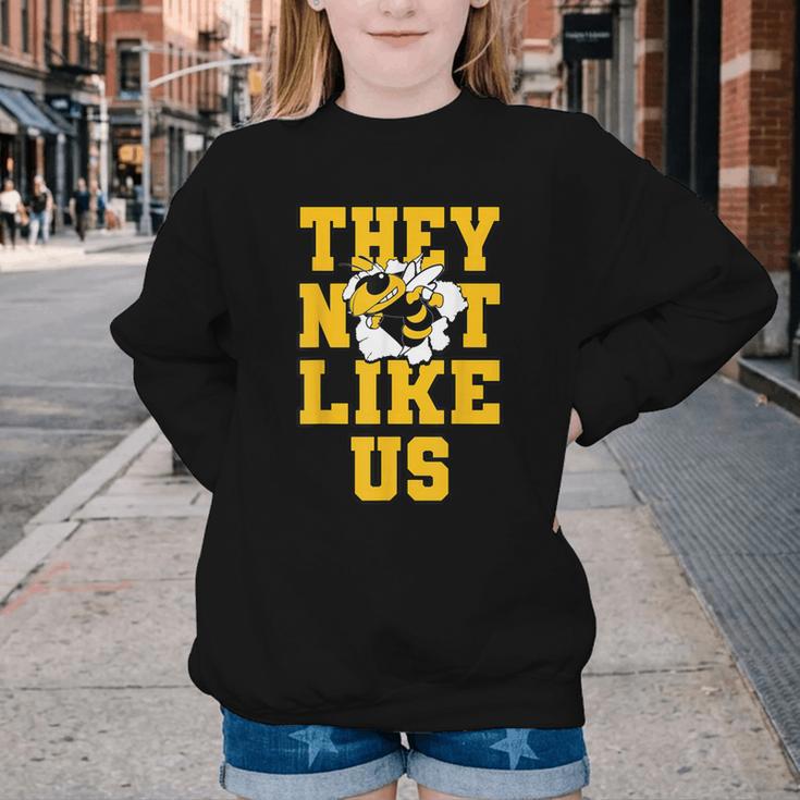Not Like Hornets Back To School Spirit GY Youth Crewneck Sweatshirt Not Like Hornets Back To School Spirit GY Youth Crewneck Sweatshirt