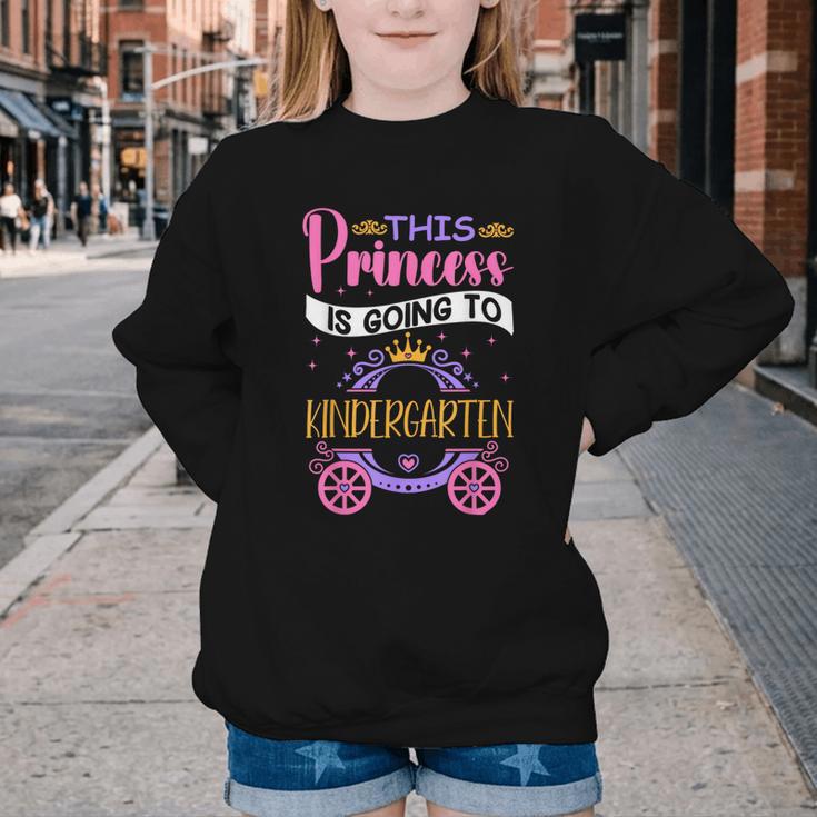This Princess Is Going To Kindergarten Back To School Girl Youth Crewneck Sweatshirt This Princess Is Going To Kindergarten Back To School Girl Youth Crewneck Sweatshirt
