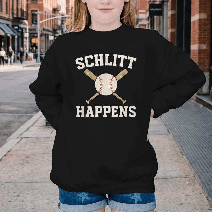 Schlitt Happens Baseball Apparel Love The Bronx Youth Crewneck Sweatshirt