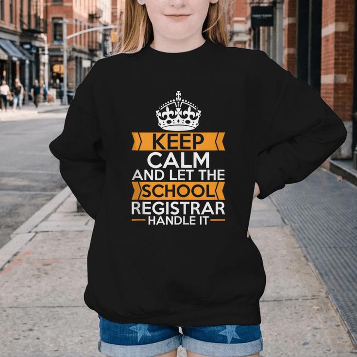 School Registry Student Enrollment Back To School Registrar Youth Crewneck Sweatshirt School Registry Student Enrollment Back To School Registrar Youth Crewneck Sweatshirt