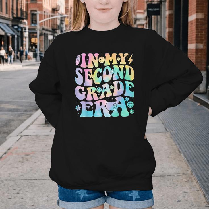 In My Second Grade Era Girl Tie Dye 2nd Grade Back To School Youth Crewneck Sweatshirt In My Second Grade Era Girl Tie Dye 2nd Grade Back To School Youth Crewneck Sweatshirt
