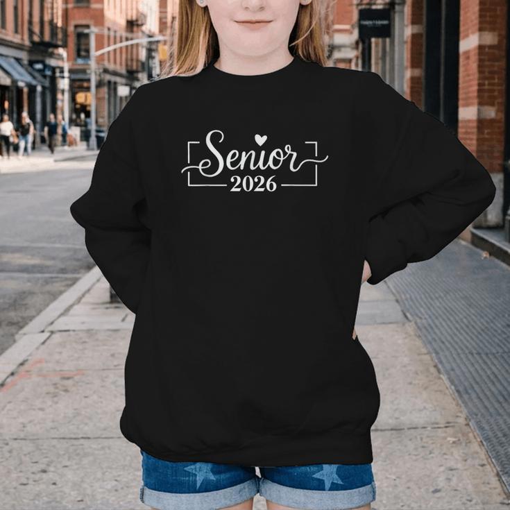 Senior 2026 Graduation Back To School Class Youth Crewneck Sweatshirt
