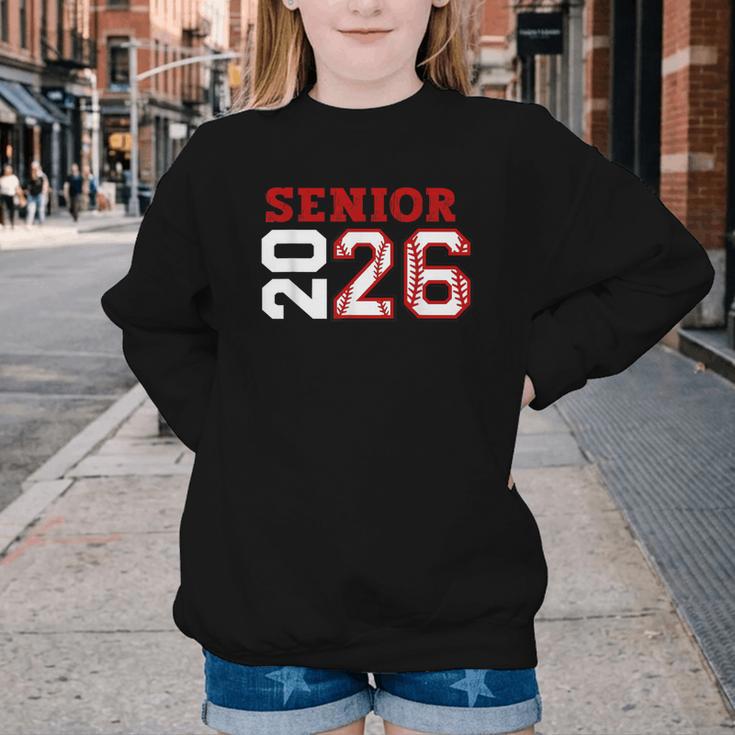 Senior Night Class Of 2026 Baseball Seniors Matching Team Youth Crewneck Sweatshirt Senior Night Class Of 2026 Baseball Seniors Matching Team Youth Crewneck Sweatshirt