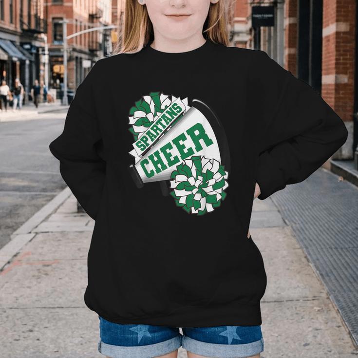 Spartans Cheer Back To School Cheerleading Spirit G Youth Crewneck Sweatshirt