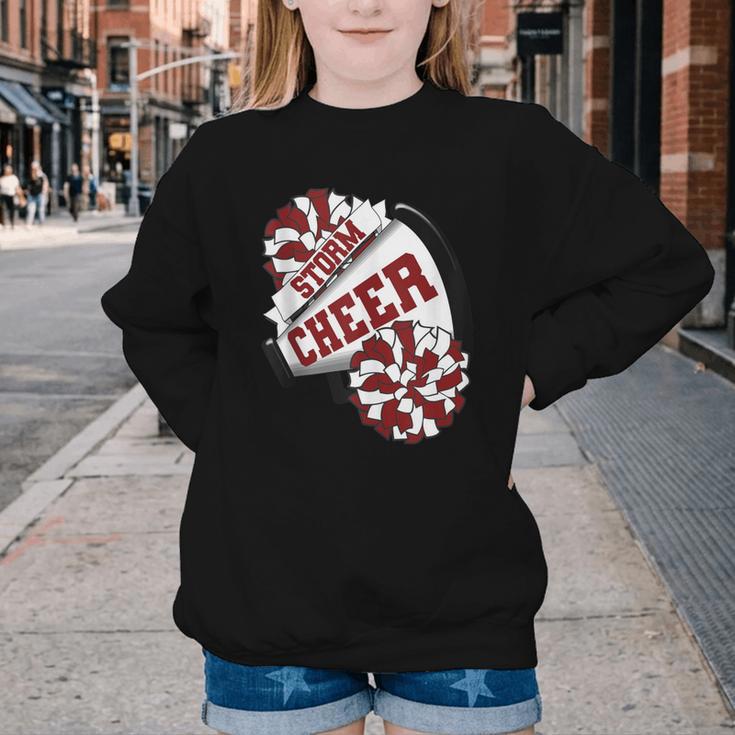 Storm Cheer Back To School Cheerleading Spirit M Youth Crewneck Sweatshirt Storm Cheer Back To School Cheerleading Spirit M Youth Crewneck Sweatshirt