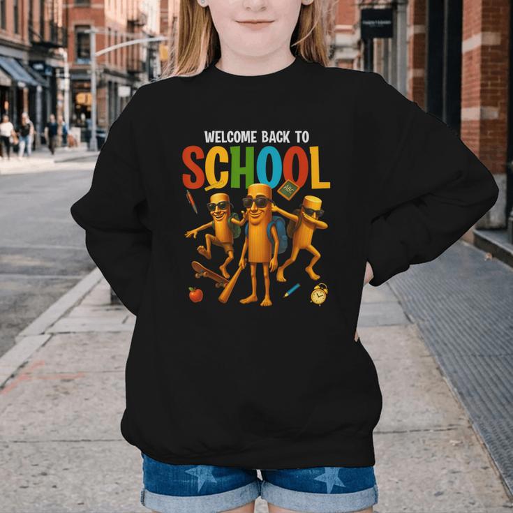 Tung Tung Tung Sahur Back To School Italian Brainrot Meme Youth Crewneck Sweatshirt Tung Tung Tung Sahur Back To School Italian Brainrot Meme Youth Crewneck Sweatshirt