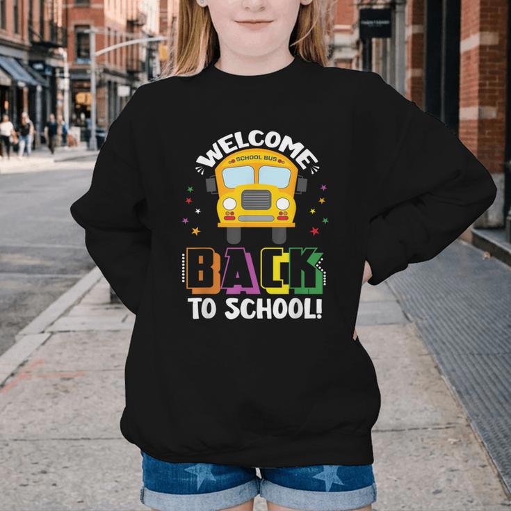 Welcome Back To School Bus Driver First Day Of School Youth Crewneck Sweatshirt Welcome Back To School Bus Driver First Day Of School Youth Crewneck Sweatshirt