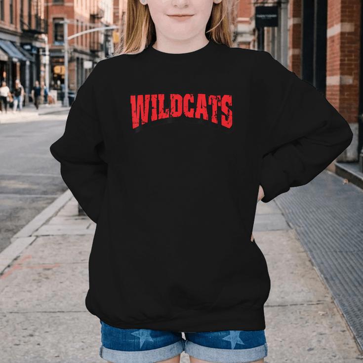 Wildcats Back To School Spirit R Youth Crewneck Sweatshirt