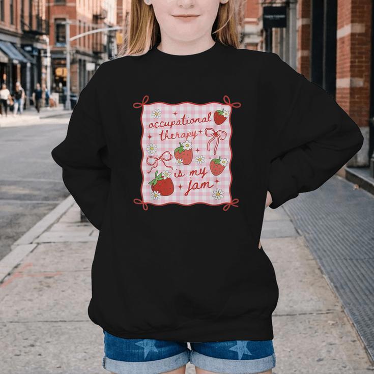 Women Occupational Therapy Cute Strawberry OT Back To School Youth Crewneck Sweatshirt Women Occupational Therapy Cute Strawberry OT Back To School Youth Crewneck Sweatshirt