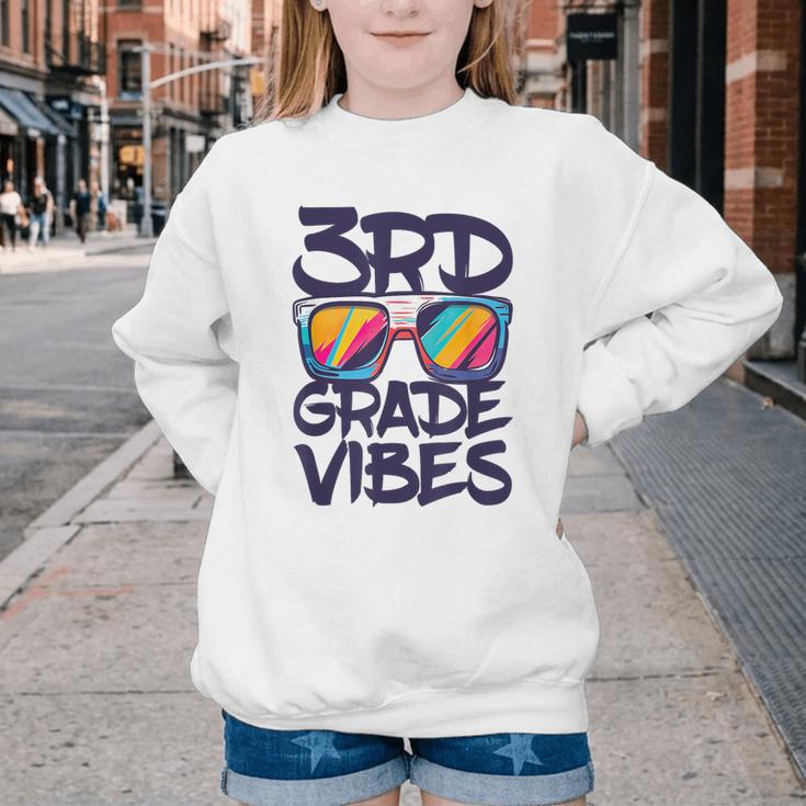 3rd Grade Vibes Shirt Back To School Third Grade Boy Girl Youth Crewneck Sweatshirt 3rd Grade Vibes Shirt Back To School Third Grade Boy Girl Youth Crewneck Sweatshirt