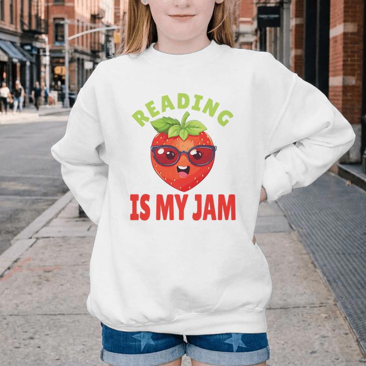 Back To School Reading Is My Jam School Librarian Premium Tri-Blend Youth Crewneck Sweatshirt Back To School Reading Is My Jam School Librarian Premium Tri-Blend Youth Crewneck Sweatshirt