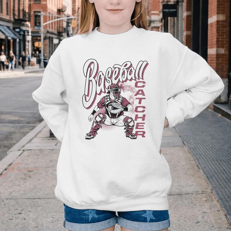 Baseball Catcher Gear Home Plate Premium Tri-Blend Youth Crewneck Sweatshirt Baseball Catcher Gear Home Plate Premium Tri-Blend Youth Crewneck Sweatshirt