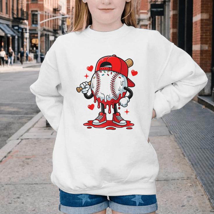 Baseball Drip Icecream Apparel Youth Boy Valentine Raglan Baseball Tee Youth Crewneck Sweatshirt Baseball Drip Icecream Apparel Youth Boy Valentine Raglan Baseball Tee Youth Crewneck Sweatshirt