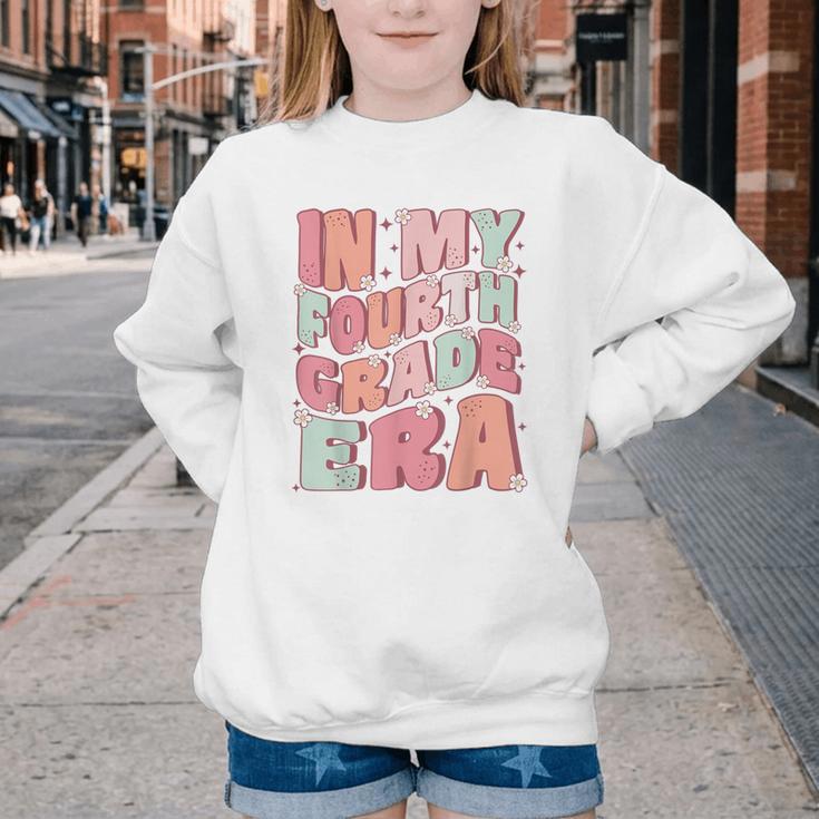 In My Fourth Grade Era Cute Groovy 4th Grade Back To School Youth Crewneck Sweatshirt In My Fourth Grade Era Cute Groovy 4th Grade Back To School Youth Crewneck Sweatshirt