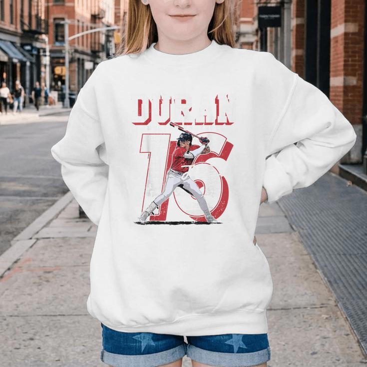 Jarren Duran Boston MLB Baseball Players MLBJDU201M Youth Crewneck Sweatshirt Jarren Duran Boston MLB Baseball Players MLBJDU201M Youth Crewneck Sweatshirt