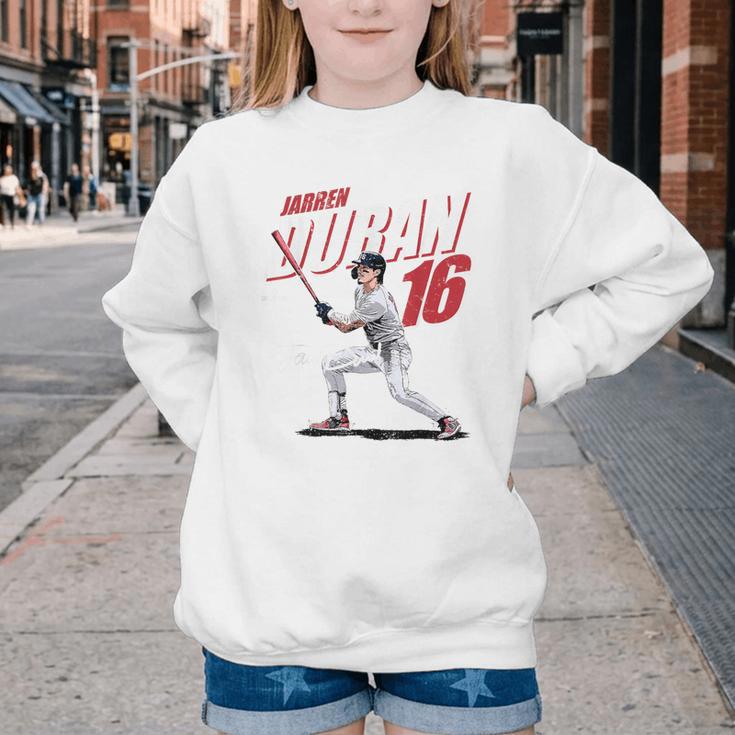 Jarren Duran Boston MLB Baseball Players MLBJDU204M Youth Crewneck Sweatshirt Jarren Duran Boston MLB Baseball Players MLBJDU204M Youth Crewneck Sweatshirt