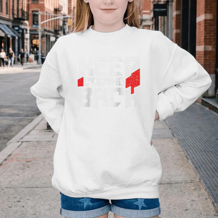 Keep Coming Back Celebrate Recovery Rehab NA AA Raglan Baseball Tee Youth Crewneck Sweatshirt Keep Coming Back Celebrate Recovery Rehab NA AA Raglan Baseball Tee Youth Crewneck Sweatshirt