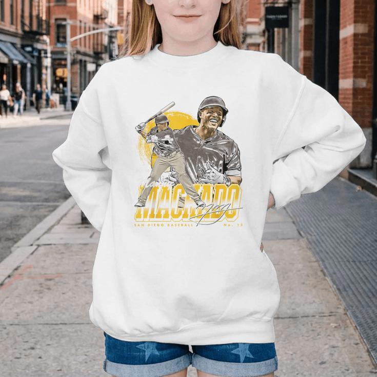Manny Machado San Diego MLB Baseball Players MLBMMA302N Youth Crewneck Sweatshirt Manny Machado San Diego MLB Baseball Players MLBMMA302N Youth Crewneck Sweatshirt