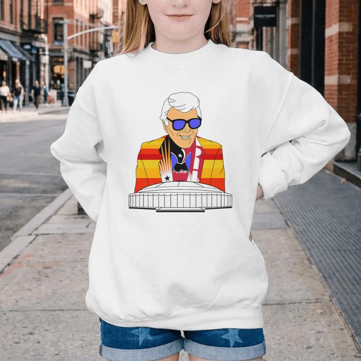 Marvin Zindler Houston Soccer Football Basketball Baseball Premium Tri-Blend Youth Crewneck Sweatshirt Marvin Zindler Houston Soccer Football Basketball Baseball Premium Tri-Blend Youth Crewneck Sweatshirt