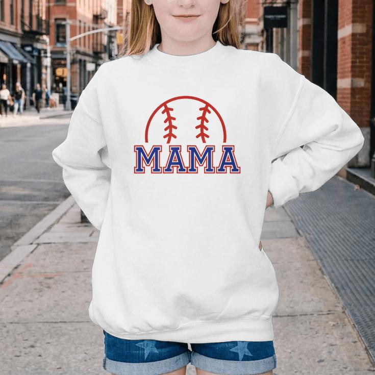 Mom Of Rookie 1st Birthday Baseball Boy Family Matching Youth Crewneck Sweatshirt Mom Of Rookie 1st Birthday Baseball Boy Family Matching Youth Crewneck Sweatshirt