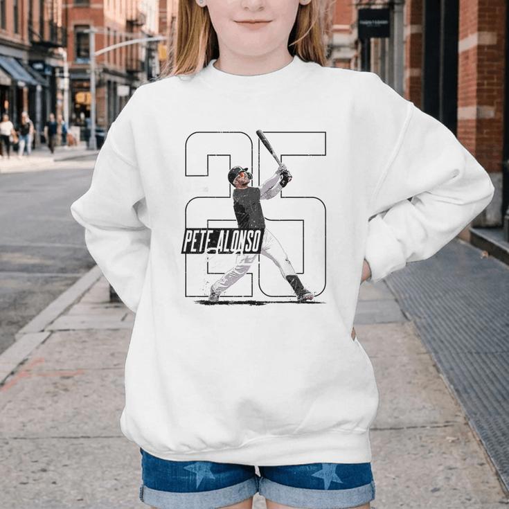 Pete Alonso Baltimore Baseball Players MLBPAL203M Youth Crewneck Sweatshirt