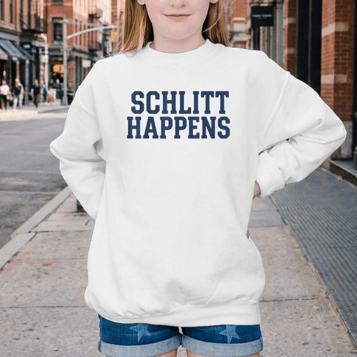 Schlitt Happens NY Bronx I Heart Baseball Apparel Youth Crewneck Sweatshirt Schlitt Happens NY Bronx I Heart Baseball Apparel Youth Crewneck Sweatshirt