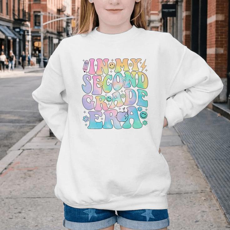 In My Second Grade Era Girl Tie Dye 2nd Grade Back To School Performance Youth Crewneck Sweatshirt In My Second Grade Era Girl Tie Dye 2nd Grade Back To School Performance Youth Crewneck Sweatshirt