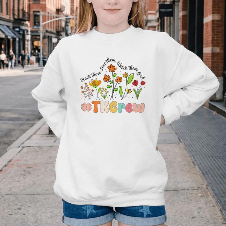 TK Crew Appreciation Week Back To School Youth Crewneck Sweatshirt TK Crew Appreciation Week Back To School Youth Crewneck Sweatshirt