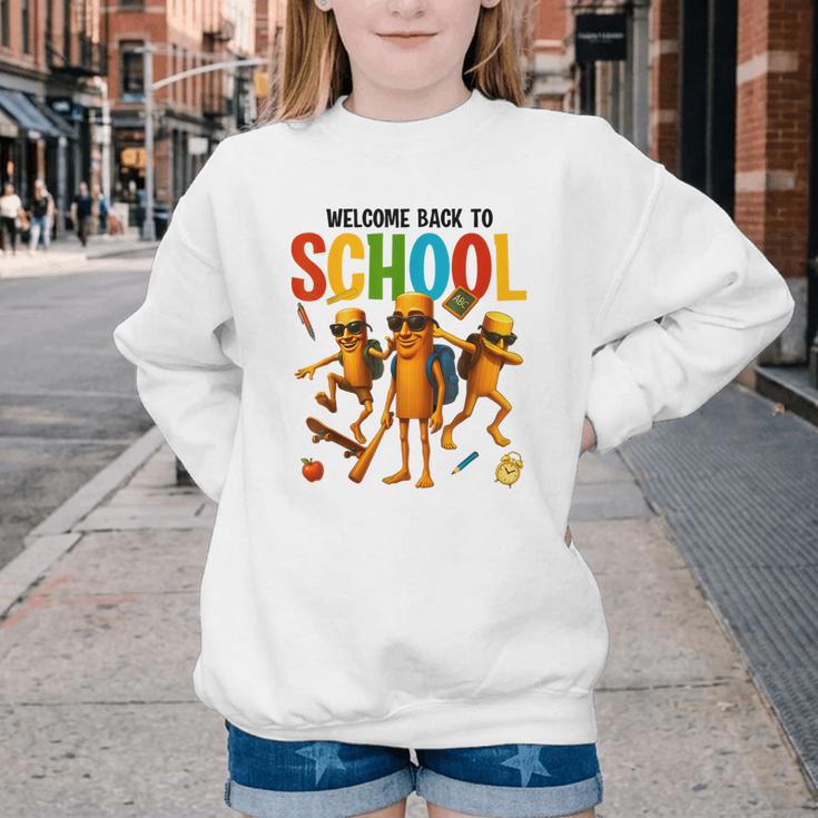 Tung Tung Sahur Back To School Brainrot Meme Boys Girls Kid Youth Crewneck Sweatshirt Tung Tung Sahur Back To School Brainrot Meme Boys Girls Kid Youth Crewneck Sweatshirt