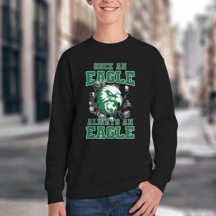 Always An Eagle Back To School Spirit G Youth Crewneck Sweatshirt Always An Eagle Back To School Spirit G Youth Crewneck Sweatshirt