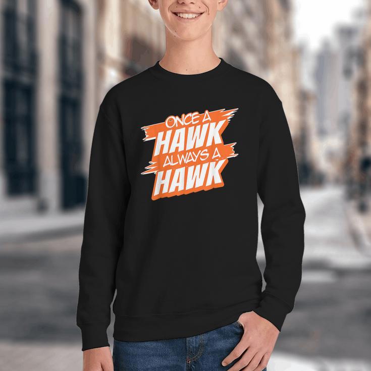 Always A Hawk Back To School Spirit O Youth Crewneck Sweatshirt