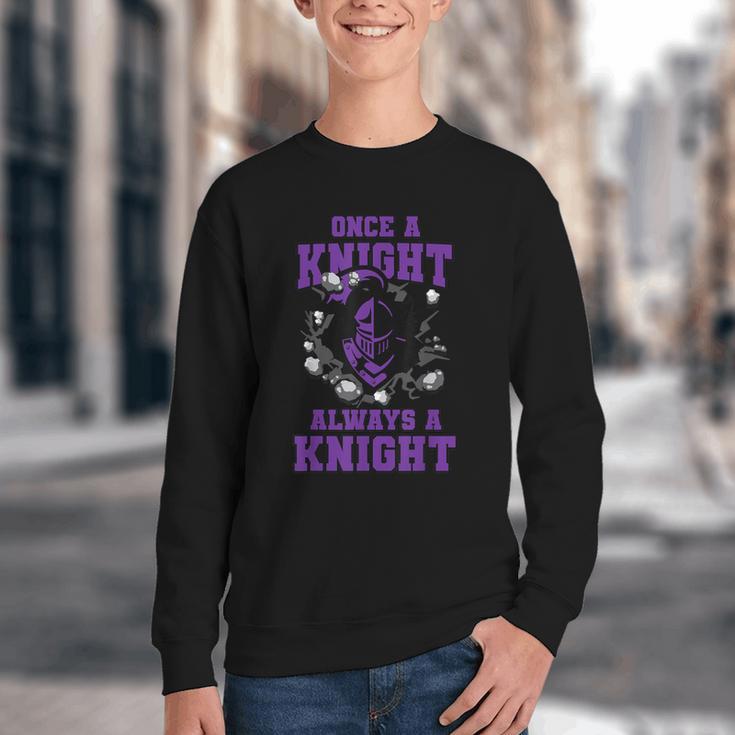 Always A Knight Back To School Spirit P Youth Crewneck Sweatshirt Always A Knight Back To School Spirit P Youth Crewneck Sweatshirt