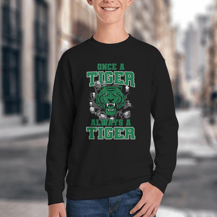 Always A Tiger Back To School Spirit G Youth Crewneck Sweatshirt Always A Tiger Back To School Spirit G Youth Crewneck Sweatshirt
