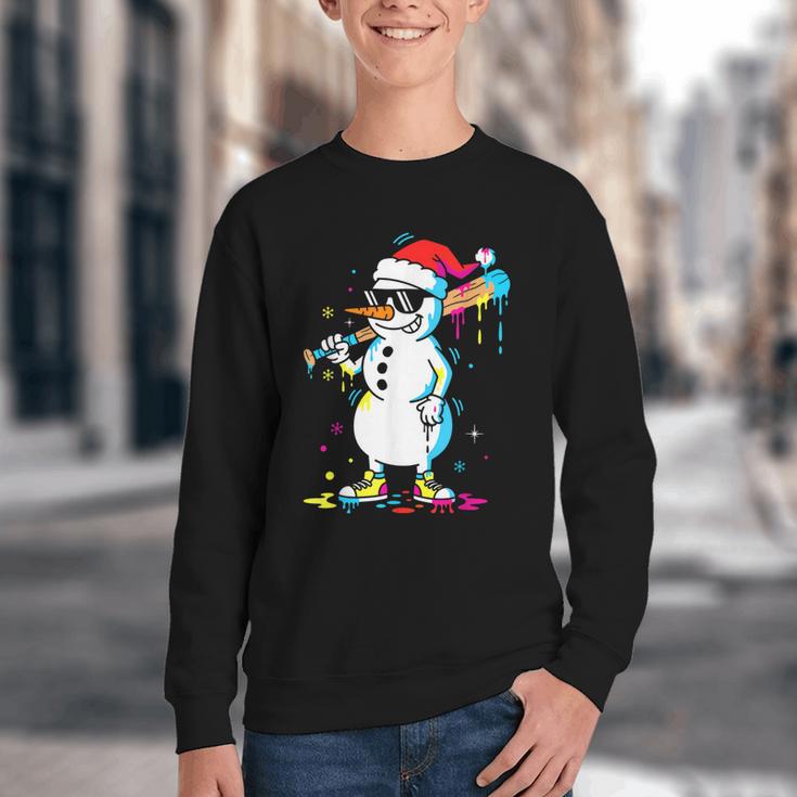 Baseball Snowman Drip Cool Christmas Men Boys Girls Youth Crewneck Sweatshirt Baseball Snowman Drip Cool Christmas Men Boys Girls Youth Crewneck Sweatshirt
