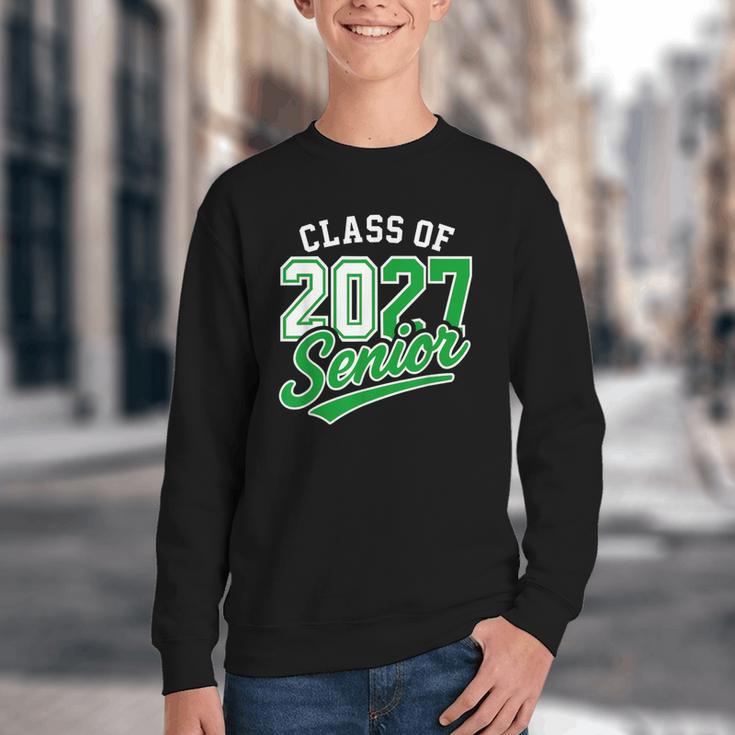 Class Of 2027 Senior 2027 Back To School Graduation 2027 Youth Crewneck Sweatshirt