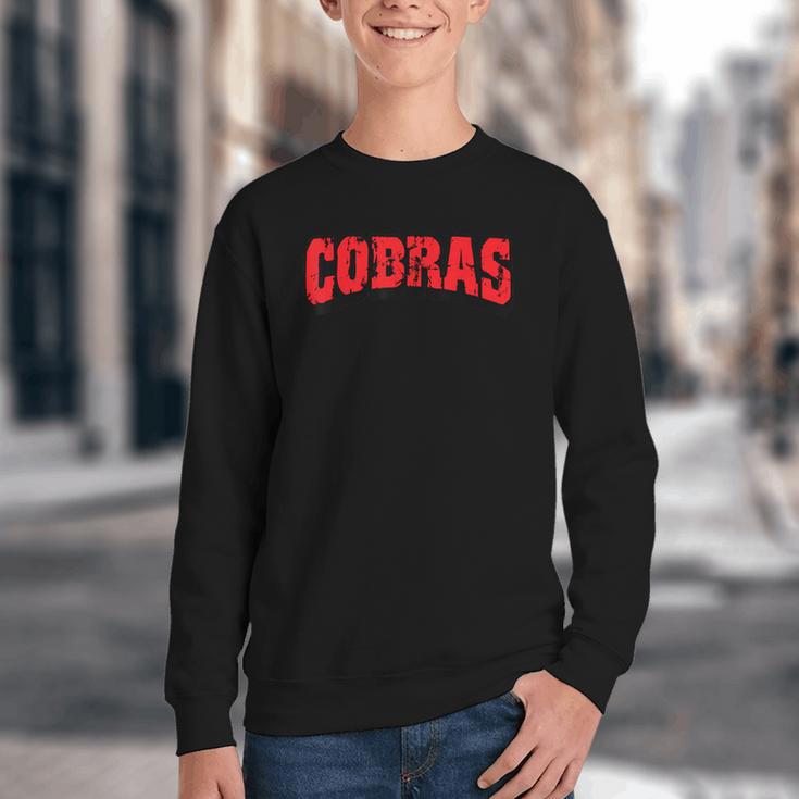 Cobras Back To School Spirit R Youth Crewneck Sweatshirt Cobras Back To School Spirit R Youth Crewneck Sweatshirt