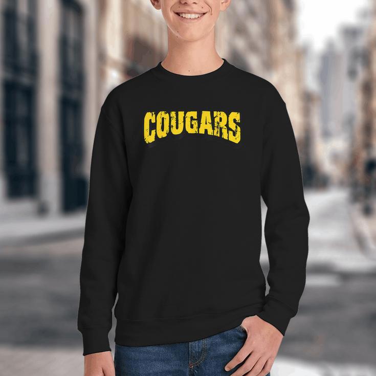 Cougars Back To School Spirit GY Youth Crewneck Sweatshirt Cougars Back To School Spirit GY Youth Crewneck Sweatshirt