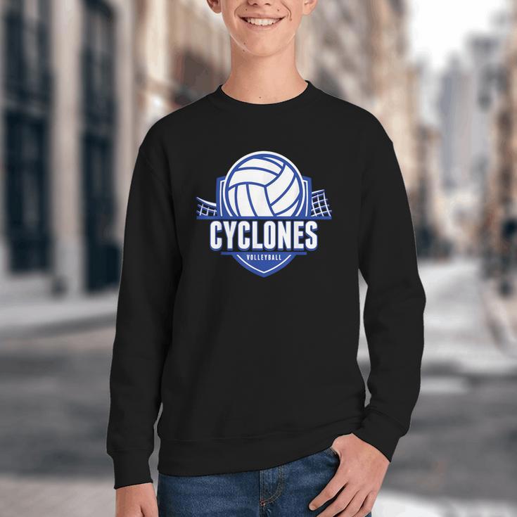 Cyclones Volleyball Back To School Spirit B Youth Crewneck Sweatshirt