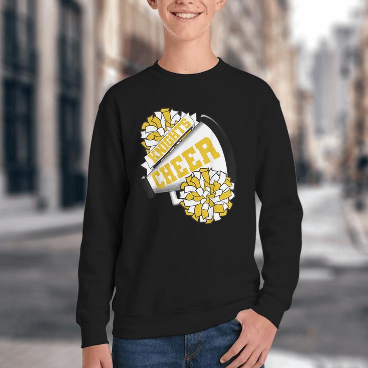 Knights Cheer Back To School Cheerleading Spirit GY Youth Crewneck Sweatshirt