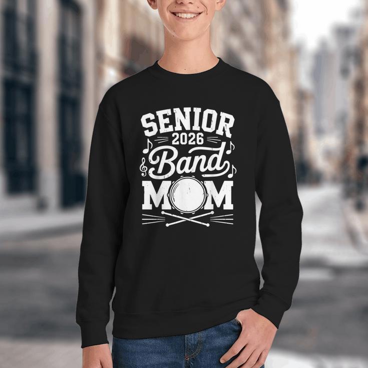 My Last First Day Senior 2026 Band Mom Back To School Retro Youth Crewneck Sweatshirt My Last First Day Senior 2026 Band Mom Back To School Retro Youth Crewneck Sweatshirt