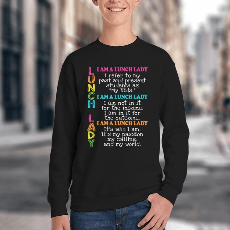 Lunch Hero Squad Lunch Ladies Cafeteria Crew Back To School Youth Crewneck Sweatshirt Lunch Hero Squad Lunch Ladies Cafeteria Crew Back To School Youth Crewneck Sweatshirt